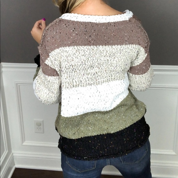 POL Color Block Sweater - Picture 3 of 6